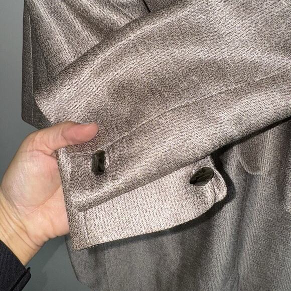 Anne Klein Sheath Dress & Blazer Set - Dress Sz 6 Blazer Sz 4 - Linen Silk Wool - Picture 15 of 16